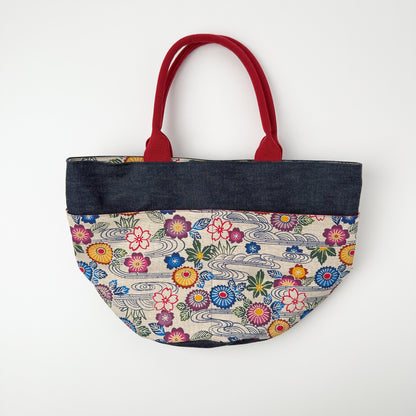 ３・７・３デニムマルシェバッグ(大)