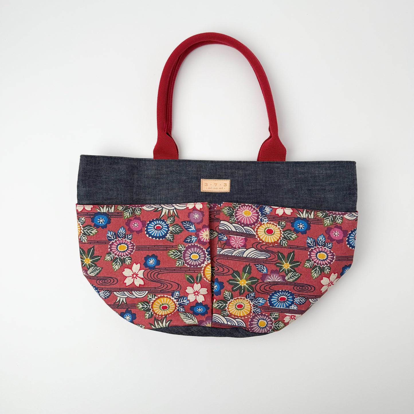 ３・７・３デニムマルシェバッグ(大)