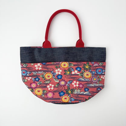 ３・７・３デニムマルシェバッグ(大)