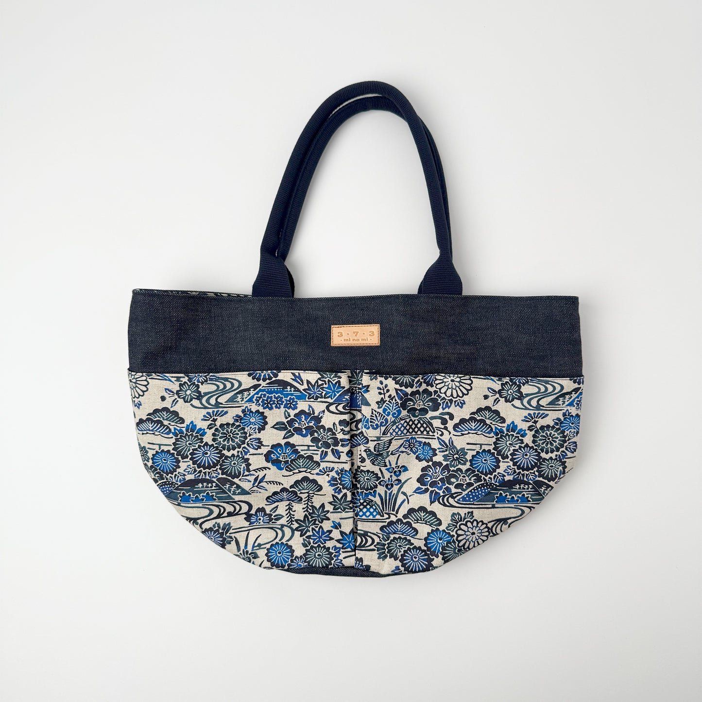 ３・７・３デニムマルシェバッグ(大)