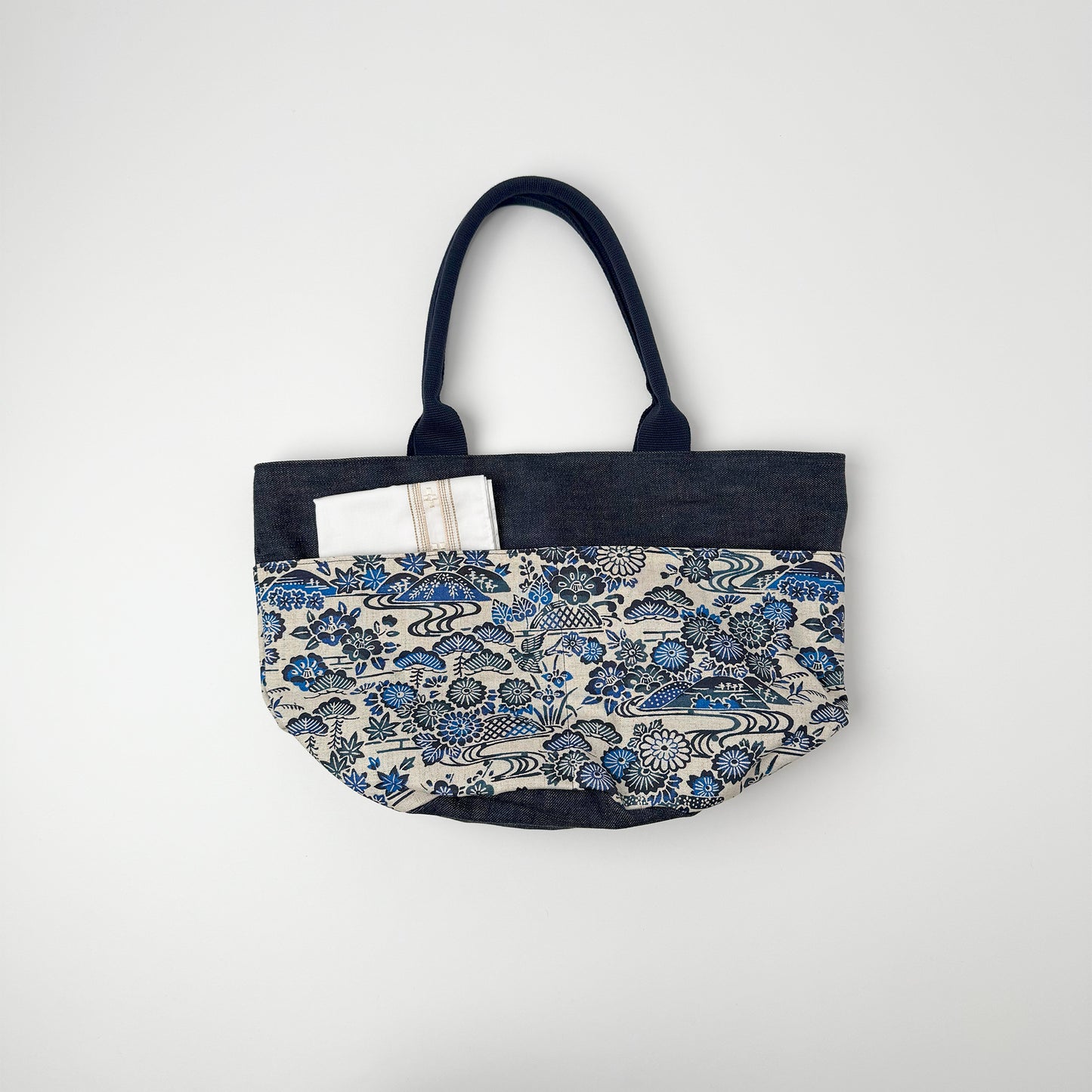 ３・７・３デニムマルシェバッグ(大)