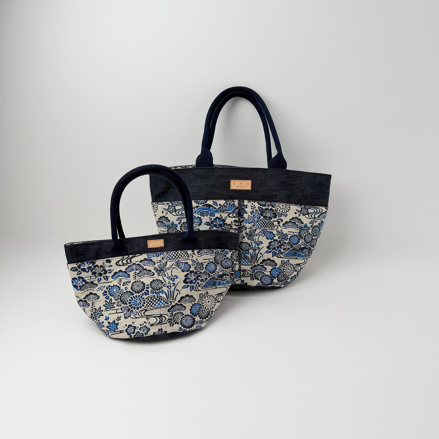 ３・７・３デニムマルシェバッグ(小）