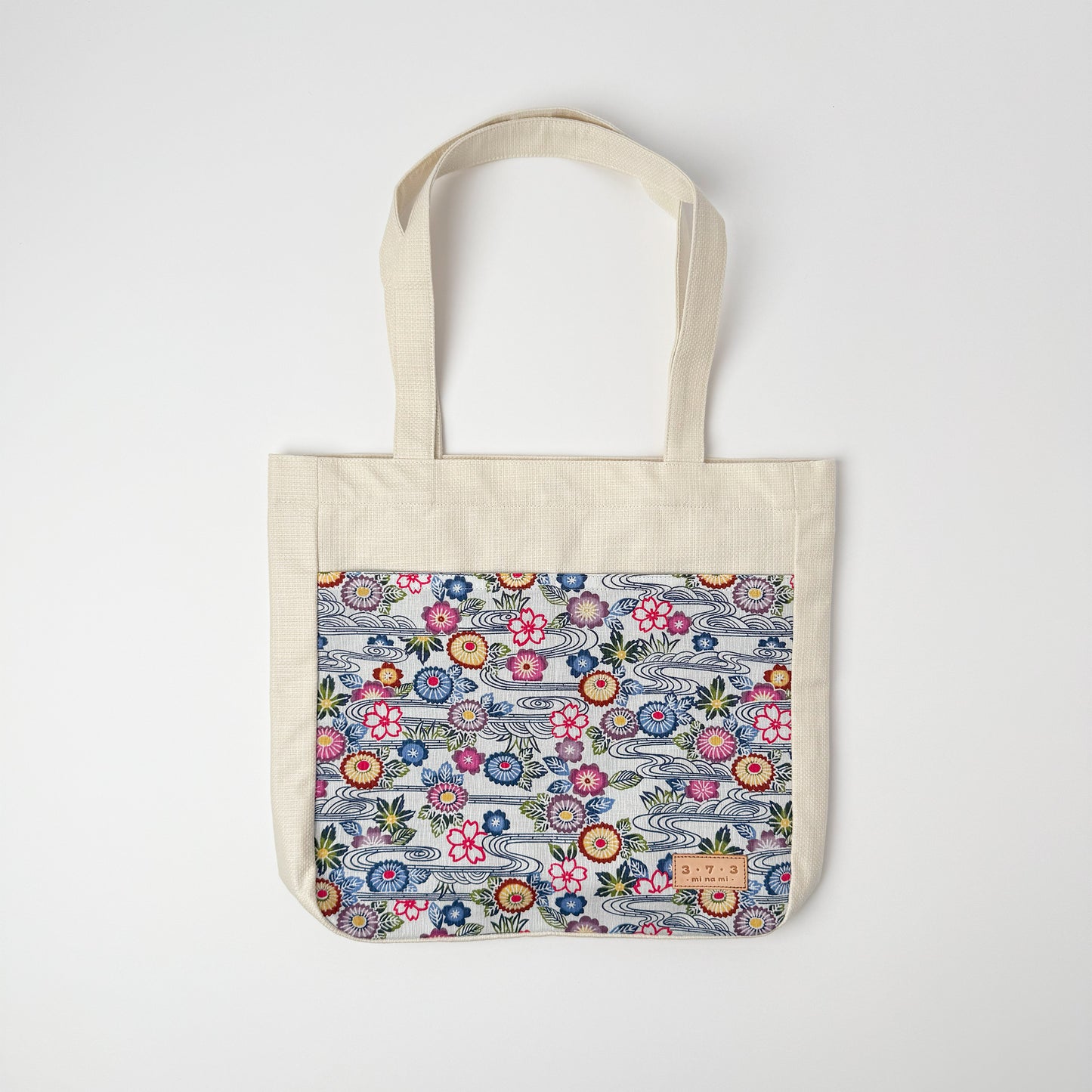 ３・７・３WHITE SPLASH A4トートバッグ