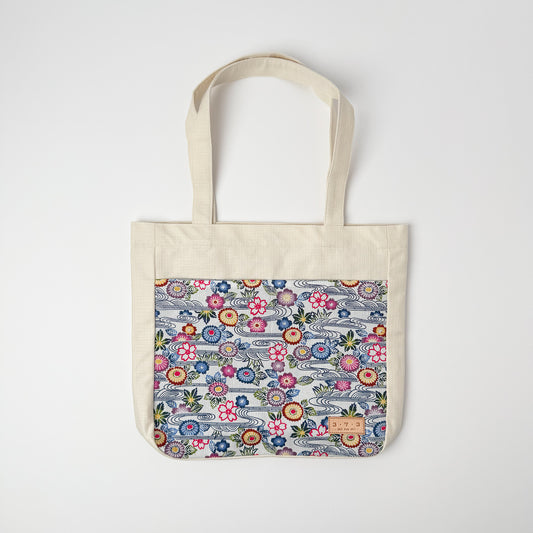 ３・７・３WHITE SPLASH A4トートバッグ