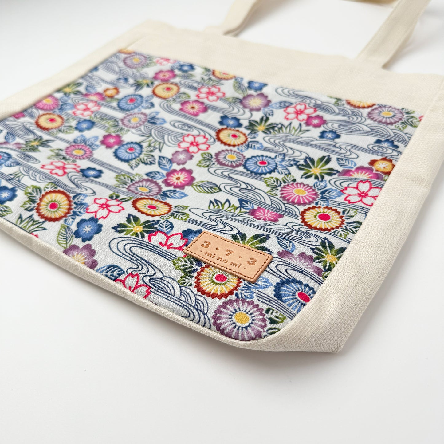 ３・７・３WHITE SPLASH A4トートバッグ