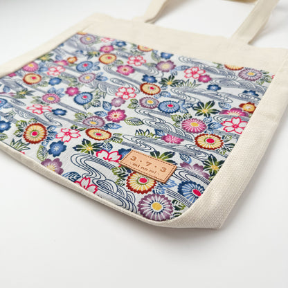 ３・７・３WHITE SPLASH A4トートバッグ