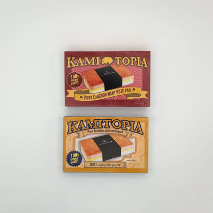kamitopia 紙グルメメモ帳  ポーク玉子おにぎり