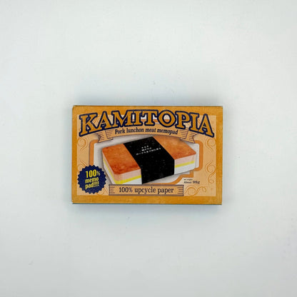 kamitopia 紙グルメメモ帳  ポーク玉子おにぎり