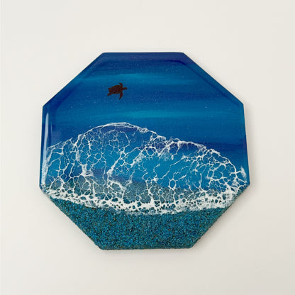 海アート コースター