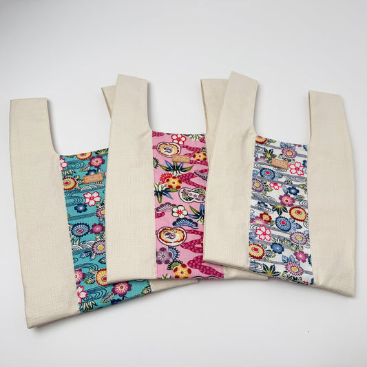 ３・７・３WHITE SPLASH ワンハンドルバッグ