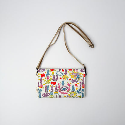 RYUKYU　COLLAGE 2way ポーチ(市場柄)