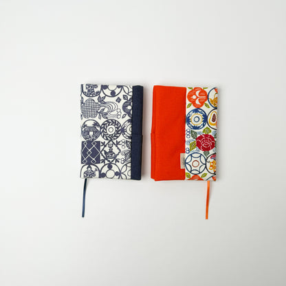 RYUKYU　COLLAGE ブックカバー(ちゃんぷるー柄)