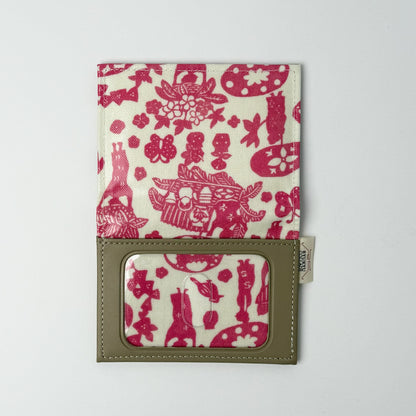 RYUKYU　COLLAGE パスケース(市場柄)