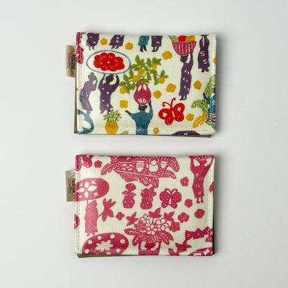 RYUKYU　COLLAGE パスケース(市場柄)