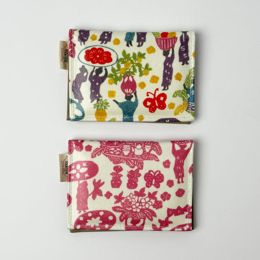 RYUKYU　COLLAGE パスケース(市場柄)