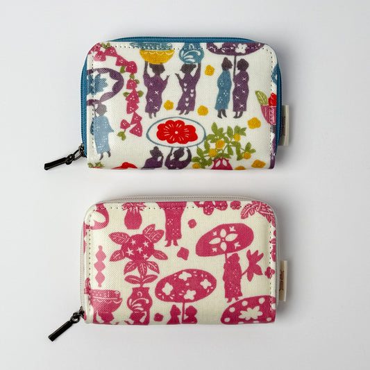 RYUKYU　COLLAGE コインケース(市場柄)