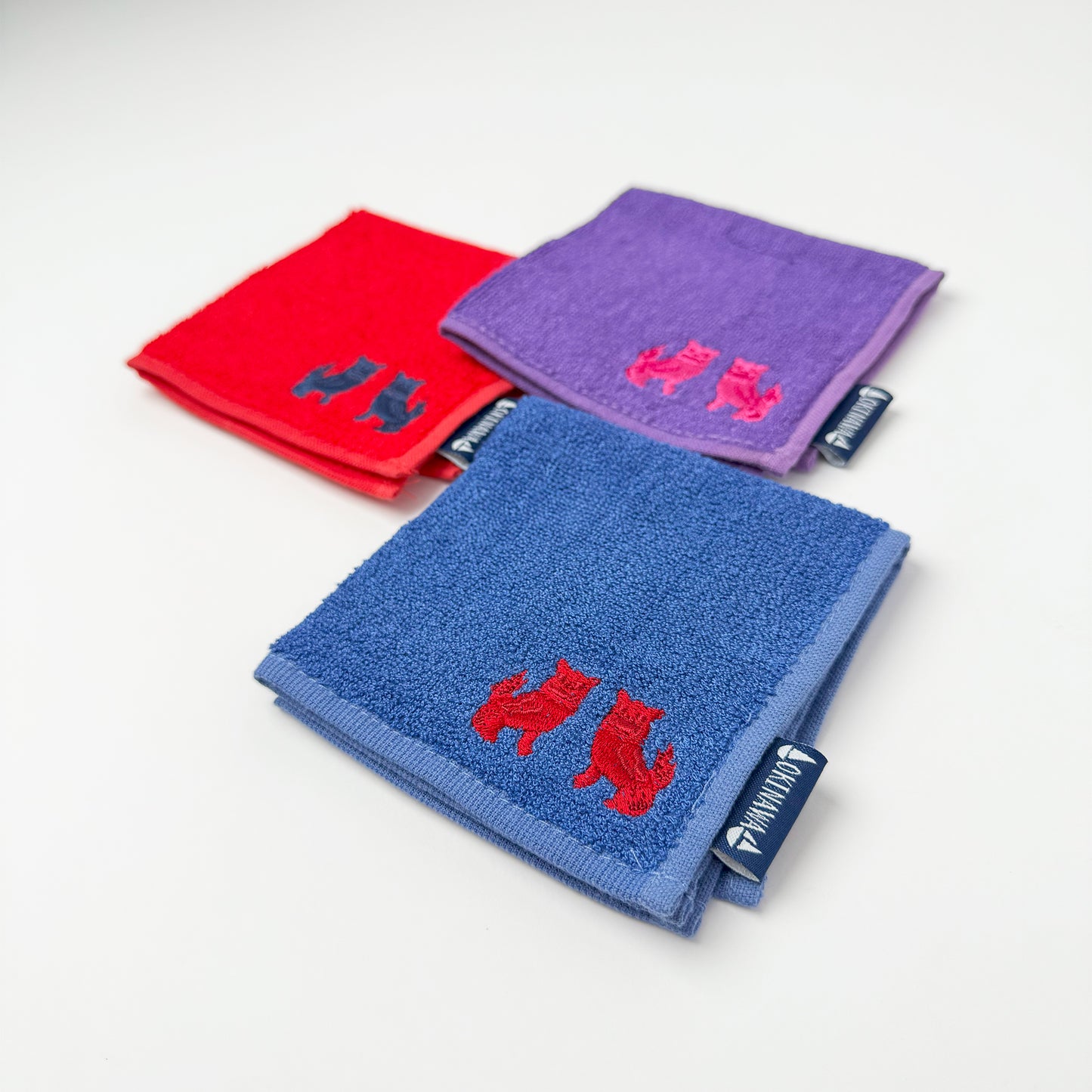 竹繊維刺繍ワンポイントミニタオル