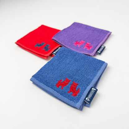 竹繊維刺繍ワンポイントミニタオル