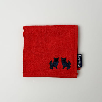 竹繊維刺繍ワンポイントミニタオル