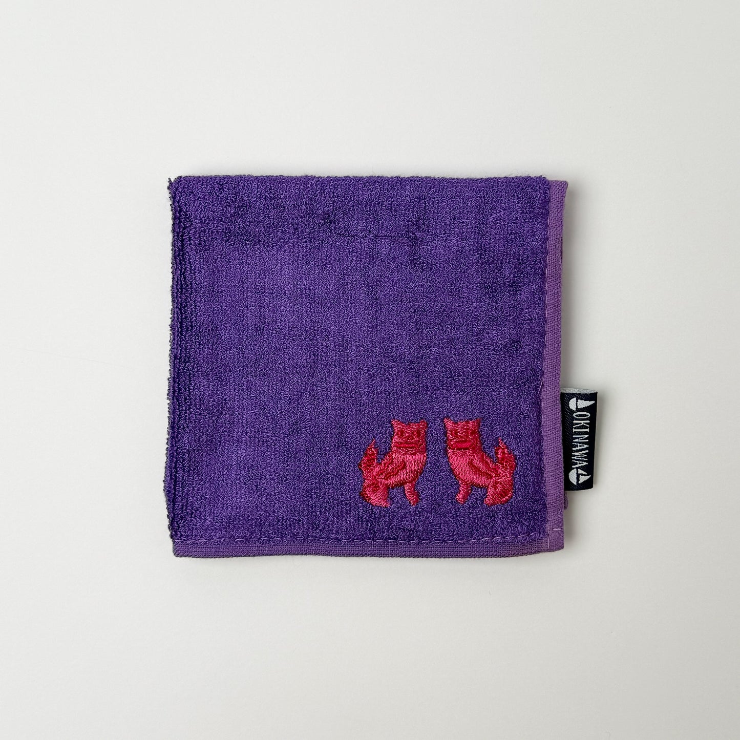 竹繊維刺繍ワンポイントミニタオル