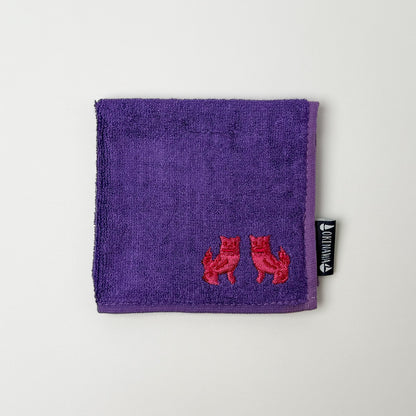 竹繊維刺繍ワンポイントミニタオル