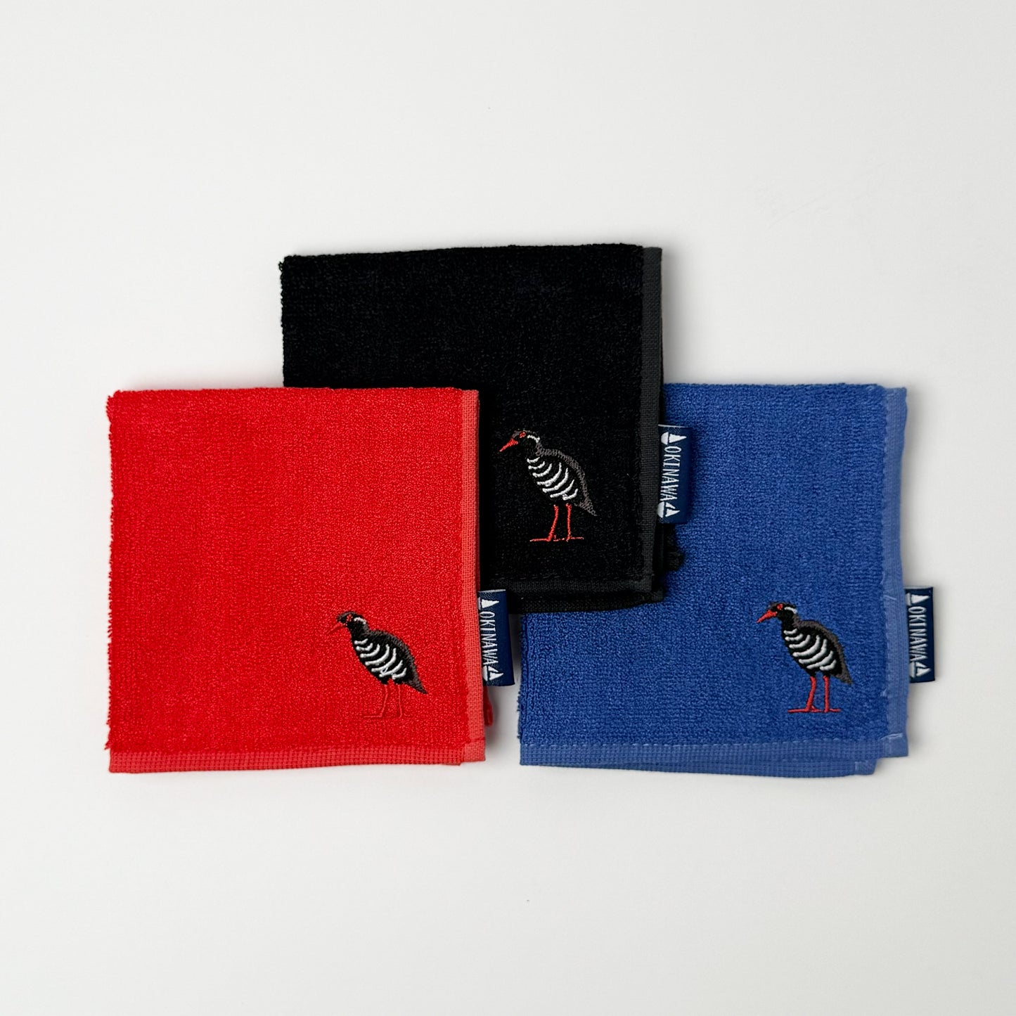 竹繊維刺繍ワンポイントミニタオル