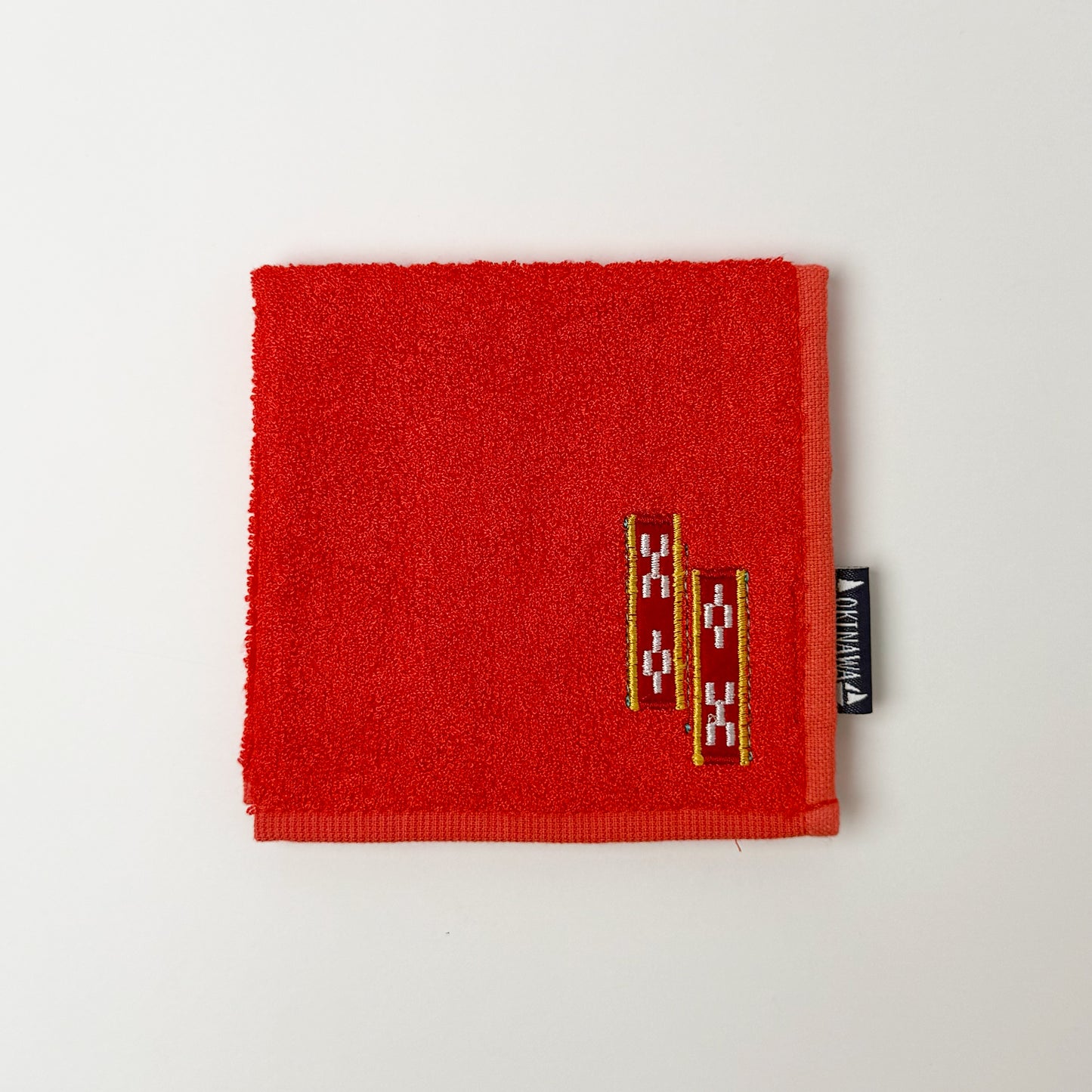 竹繊維刺繍ワンポイントミニタオル