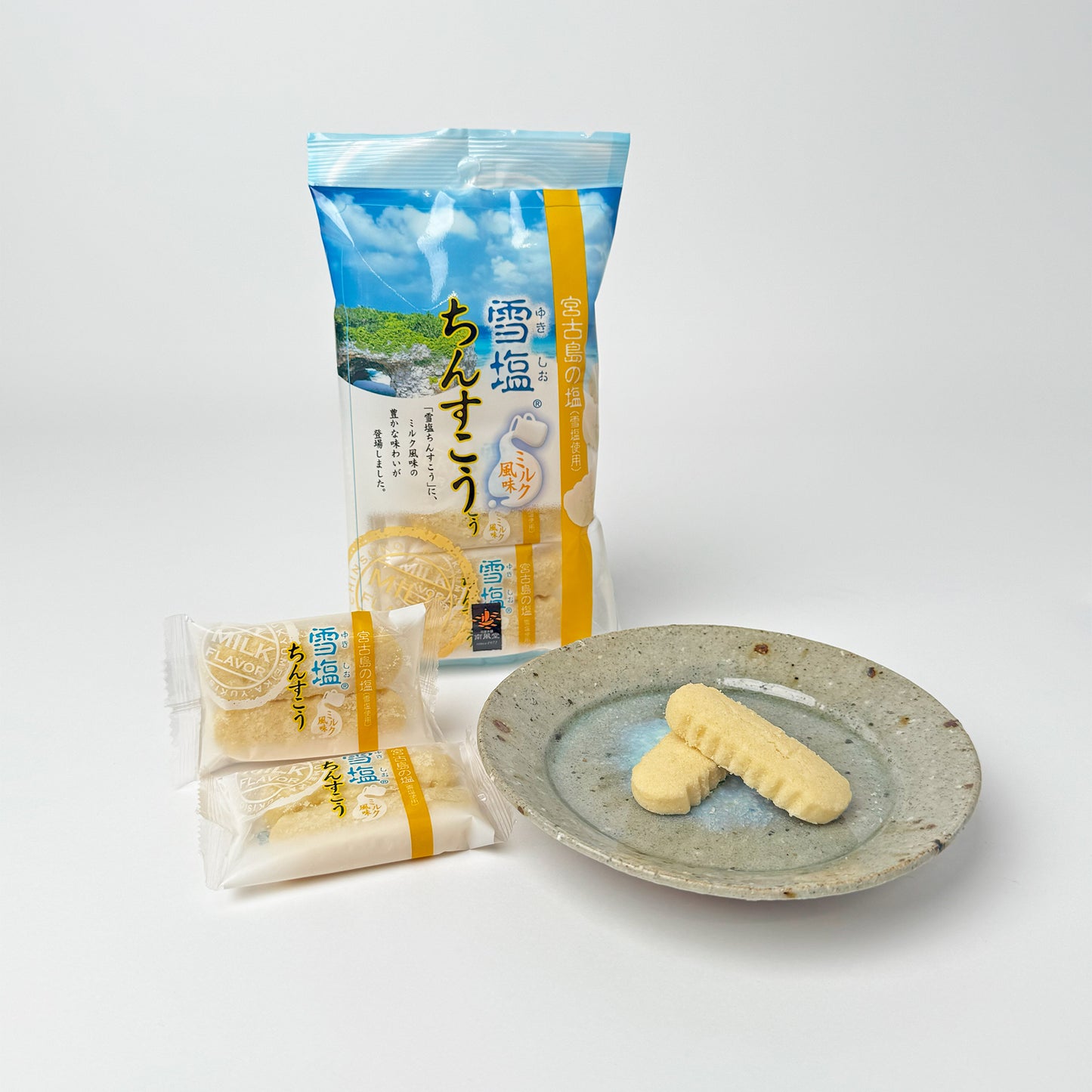 雪塩ちんすこうミルク風味袋入り(2×6袋）