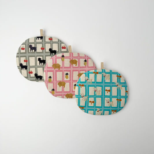 アトリエクッチャネ×沖縄南風堂　鍋敷きミトン