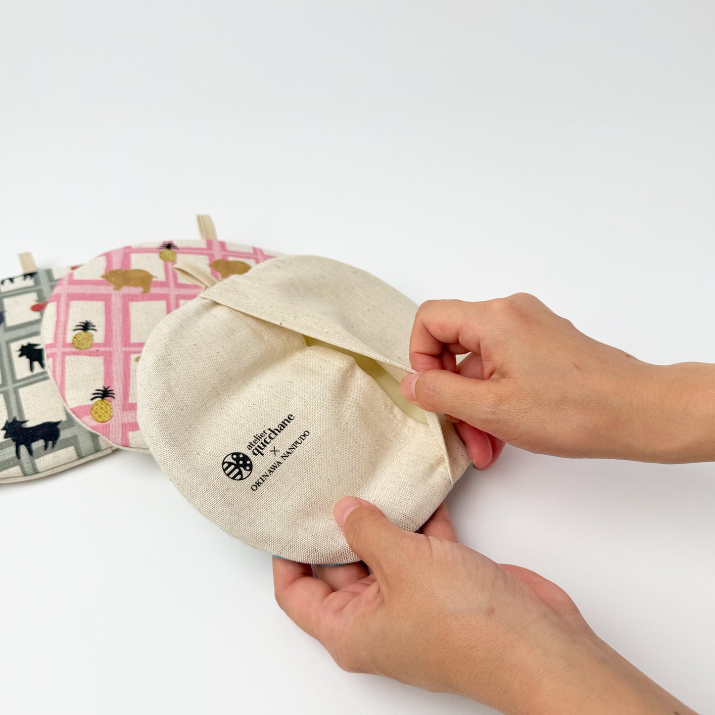 アトリエクッチャネ×沖縄南風堂　鍋敷きミトン