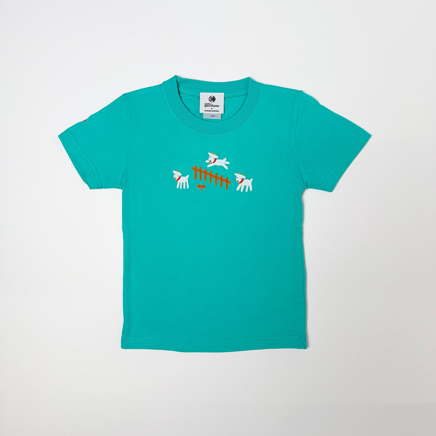 アトリエクッチャネ×沖縄南風堂 Tシャツ【ヤギ】キッズサイズ